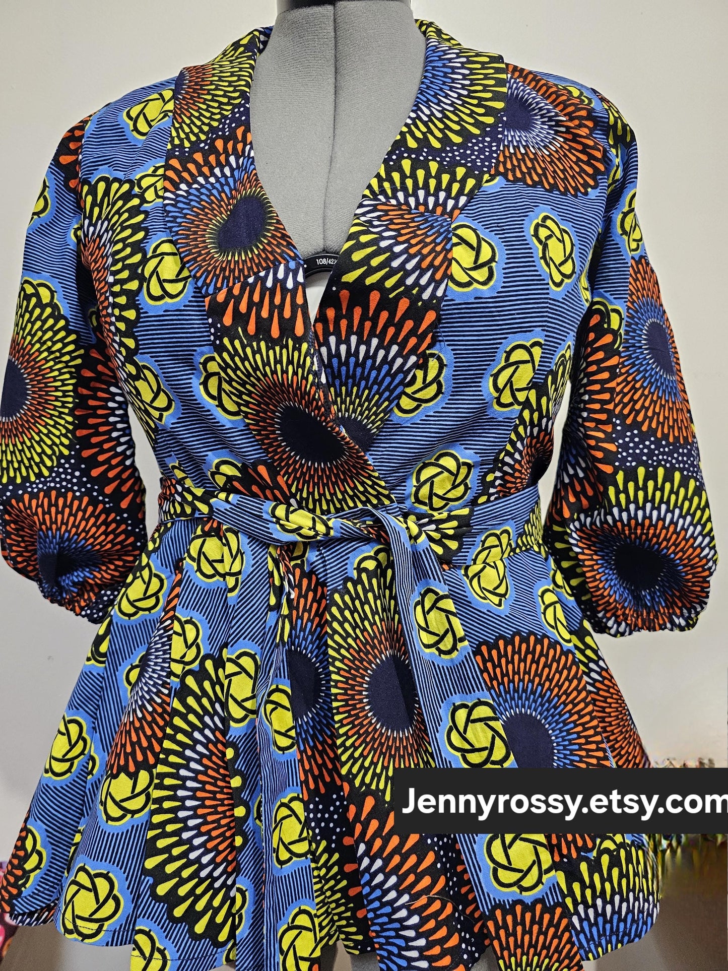 Ankara Top, Wrap around top, African top