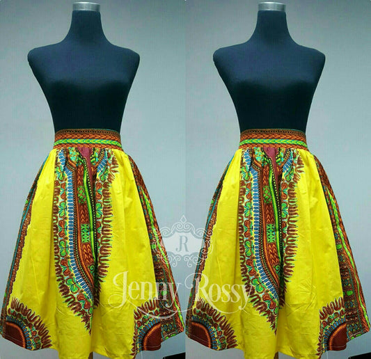 Dashiki Skirt, Ankara Skirt,African Clothing