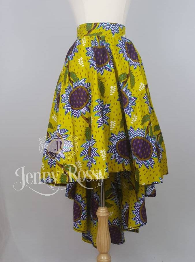 African clothing, Flare Maxi  skirt, African Maxi