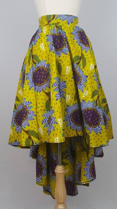 African clothing, Flare Maxi  skirt, African Maxi