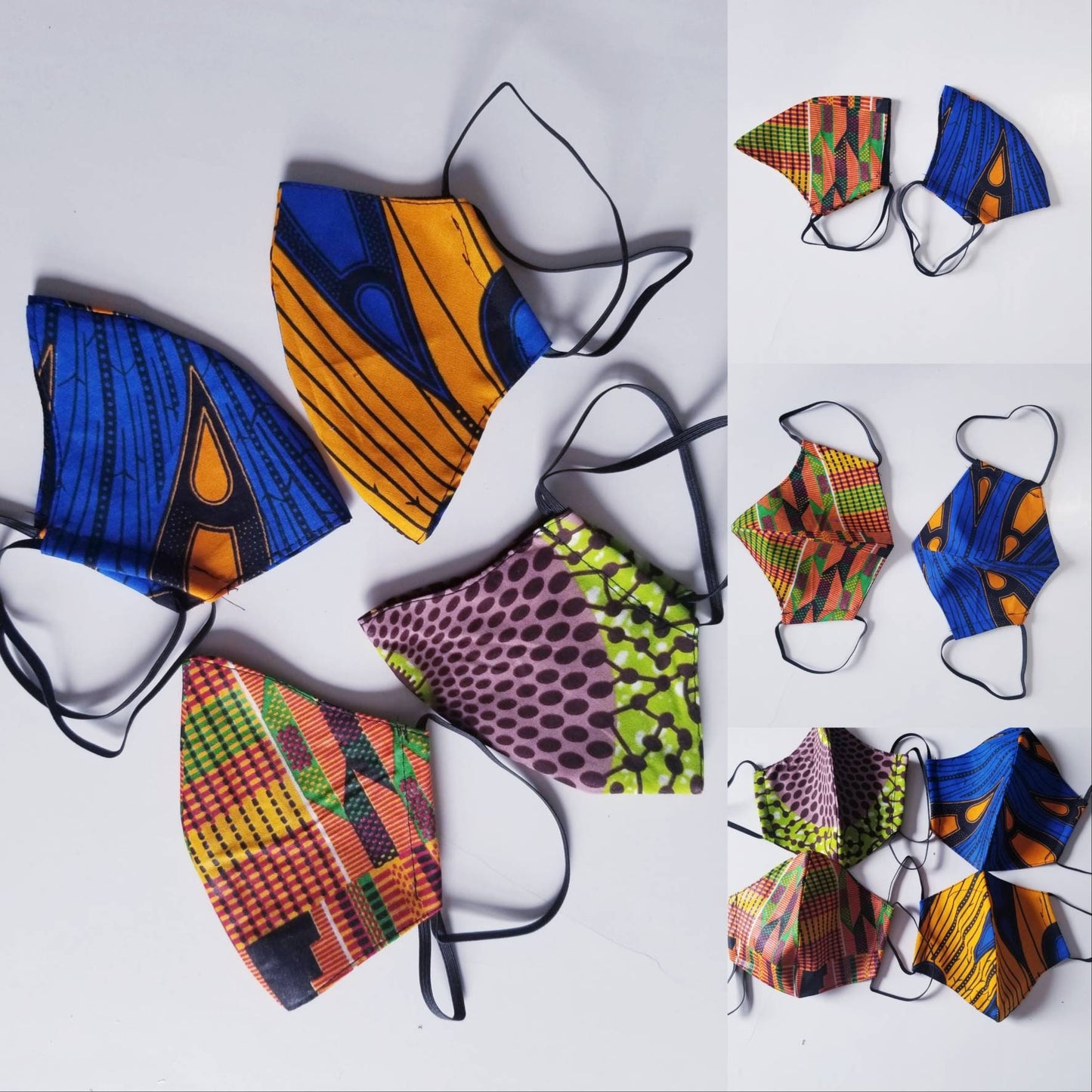 10 face mask,  African print face mask ,unisex face masks,wholesale face mask,assorted print