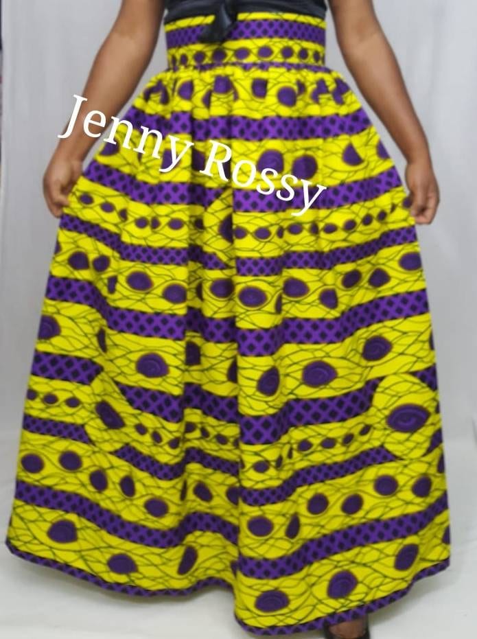African MAXI SKIRT ,African clothing Skirt ,African Print