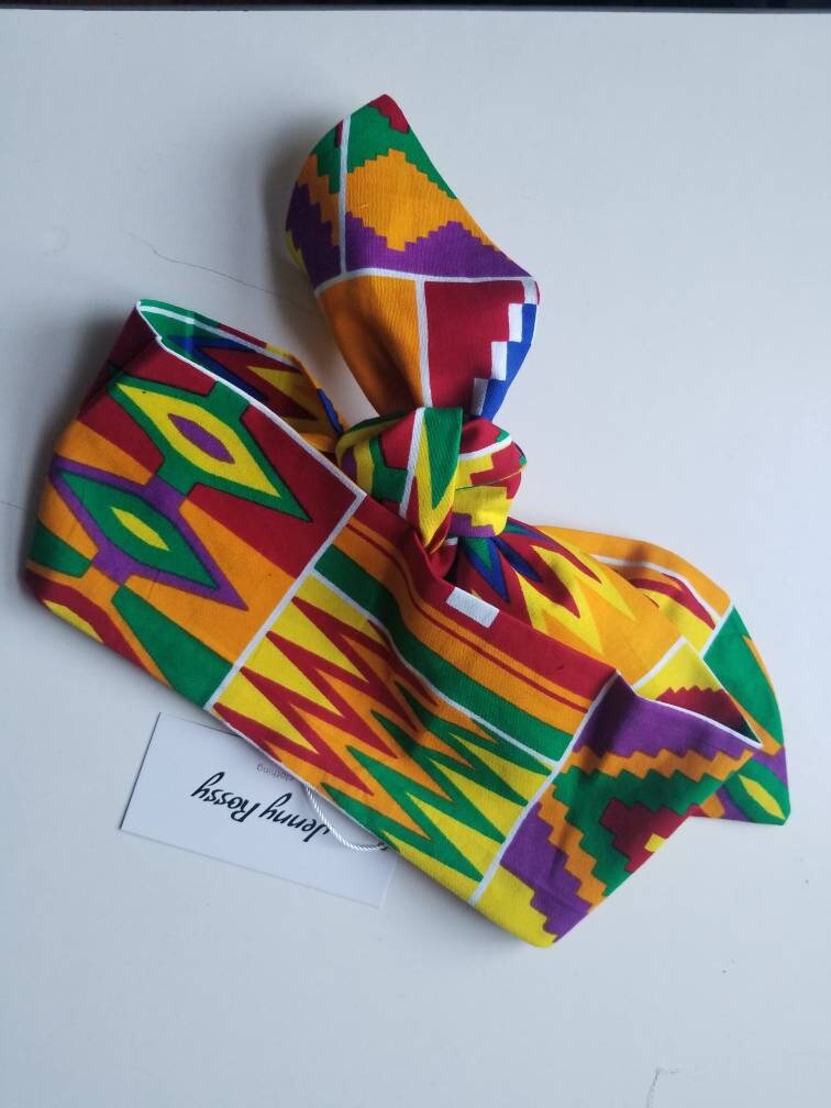 Kente Headwrap,  African Bandanas, print headwraps, dashiki head wrap, African fabric