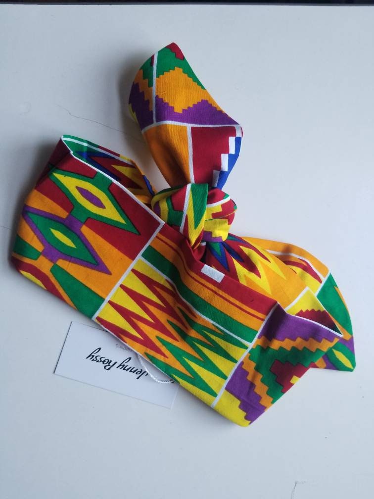 Kente Headwrap,  African Bandanas, print headwraps, dashiki head wrap, African fabric