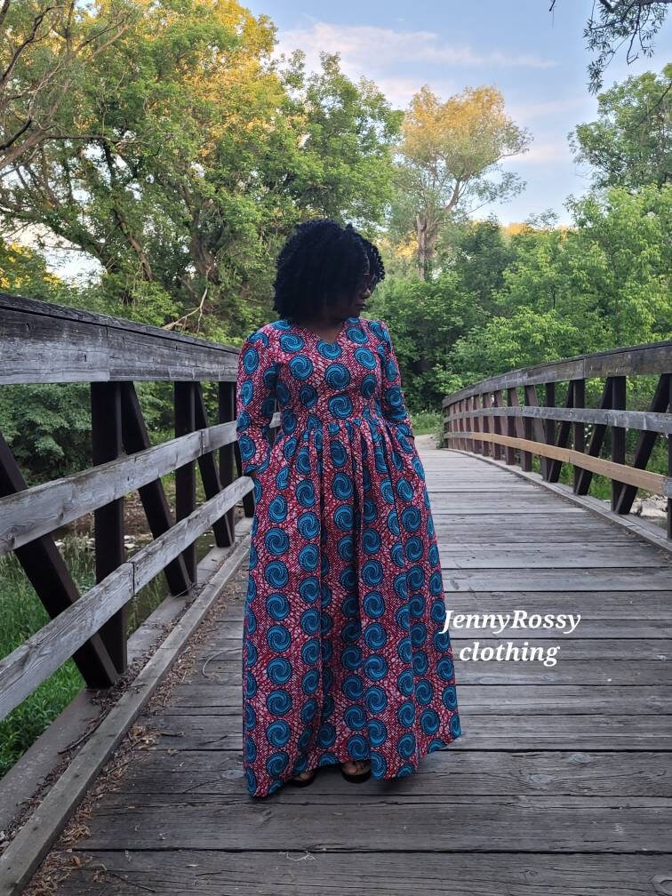 African maxi dress, Ankara Maxi Dress