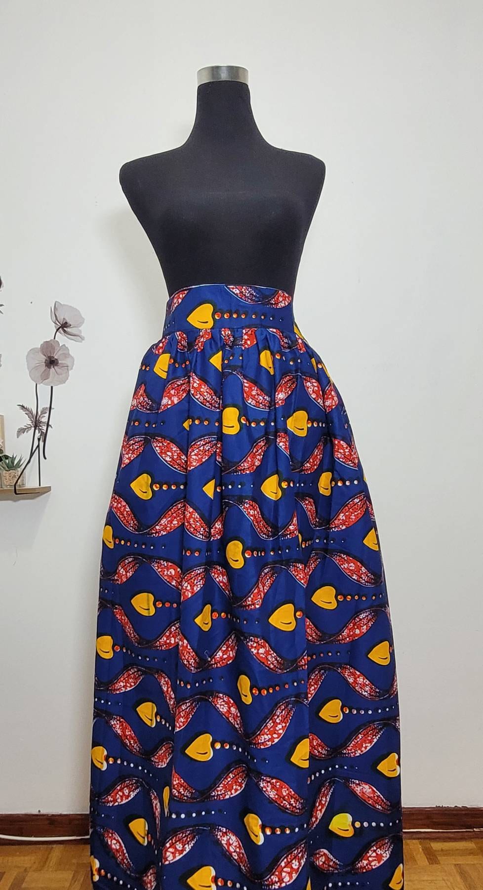 Ankara Skirt, African Clothing, Maxi Skirt