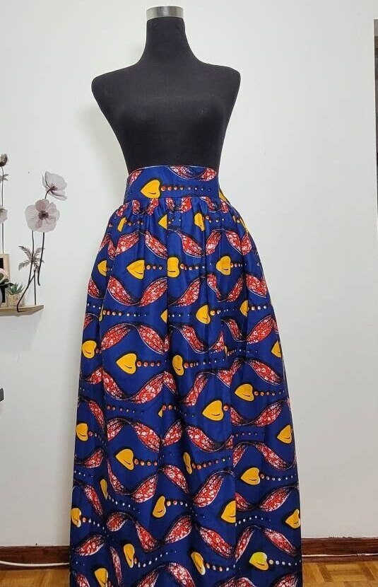 Ankara Skirt, African Clothing, Maxi Skirt