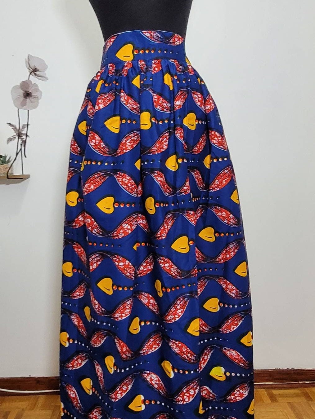 Ankara Skirt, African Clothing, Maxi Skirt