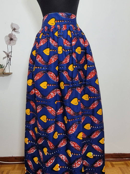 Ankara Skirt, African Clothing, Maxi Skirt