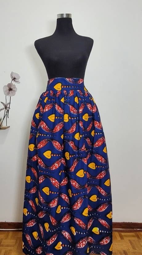 Ankara Skirt, African Clothing, Maxi Skirt